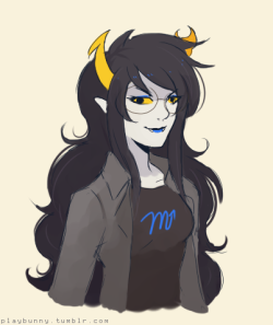 playbunny:  i was pretty busy today to draw anything so have a quick Vriska doodle i did now uvu i don’t draw her enough  