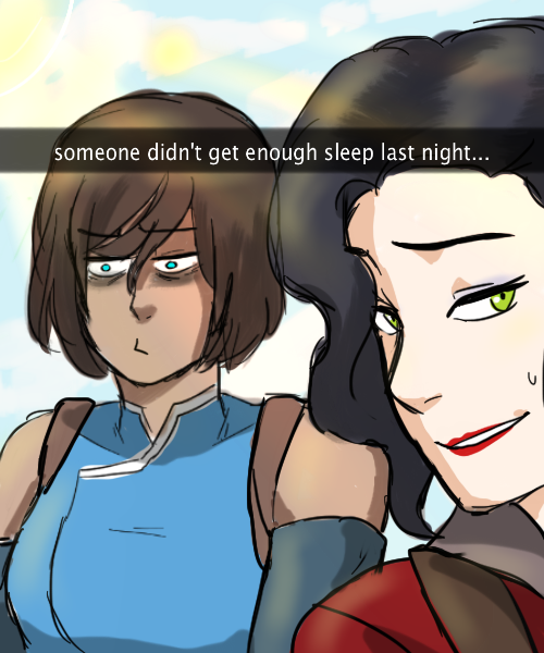 dragonclaws123:I did some korrasami snap chat pics today (based off from beroberos drawings)Korrasami adventure in the spirit world (pt 1? lol)update: i just realized i forgot the ‘time’ thingy that goes on the corners… oh well, i’ll try again