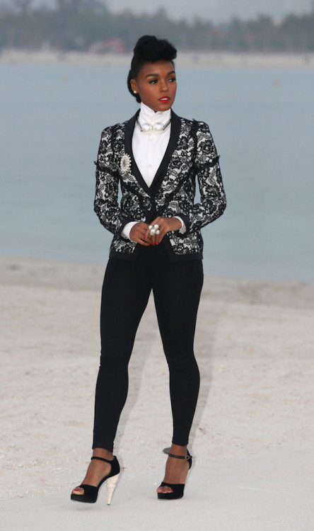 Porn photo ecstasymodels:  Janelle Monae in Chanel 