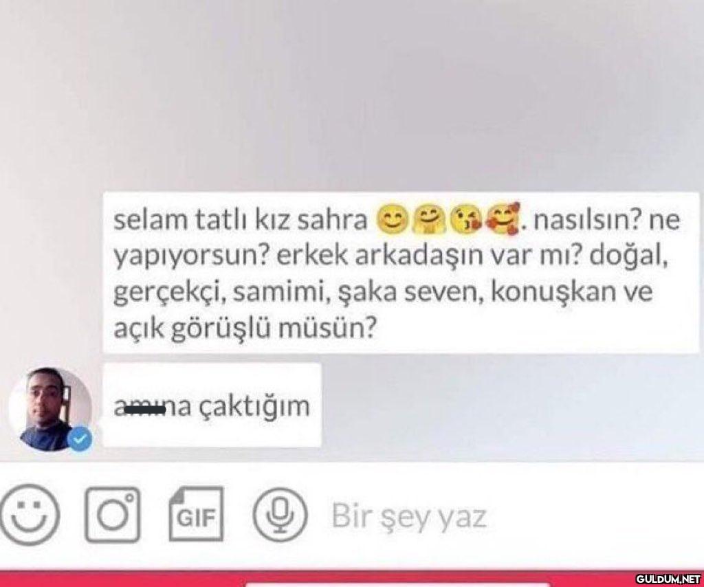 selam tatlı kız sahra ....