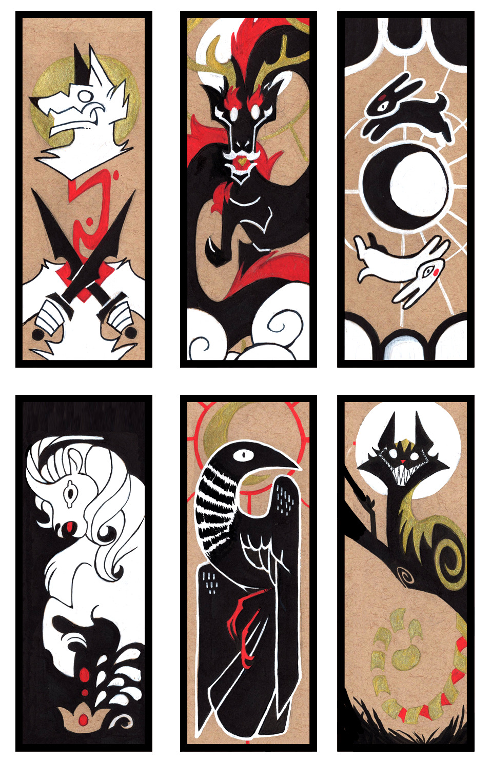those still need a few twitches and fix but have some bookmark designs!