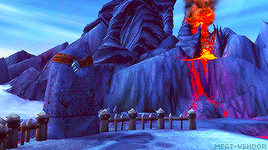meat-vendor:   Frostfire Ridge is a harsh land of ceaseless winter and volcanic peaks, where travele