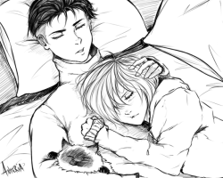 xvantx:Durmiendo con dos gatitos~~    