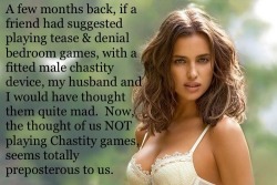 Chastity Fun And humour