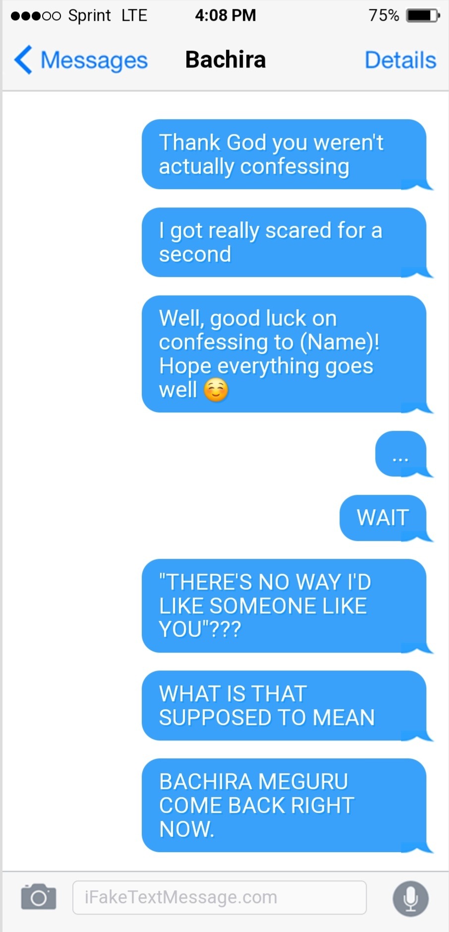 Them Talking About You With Their Friend