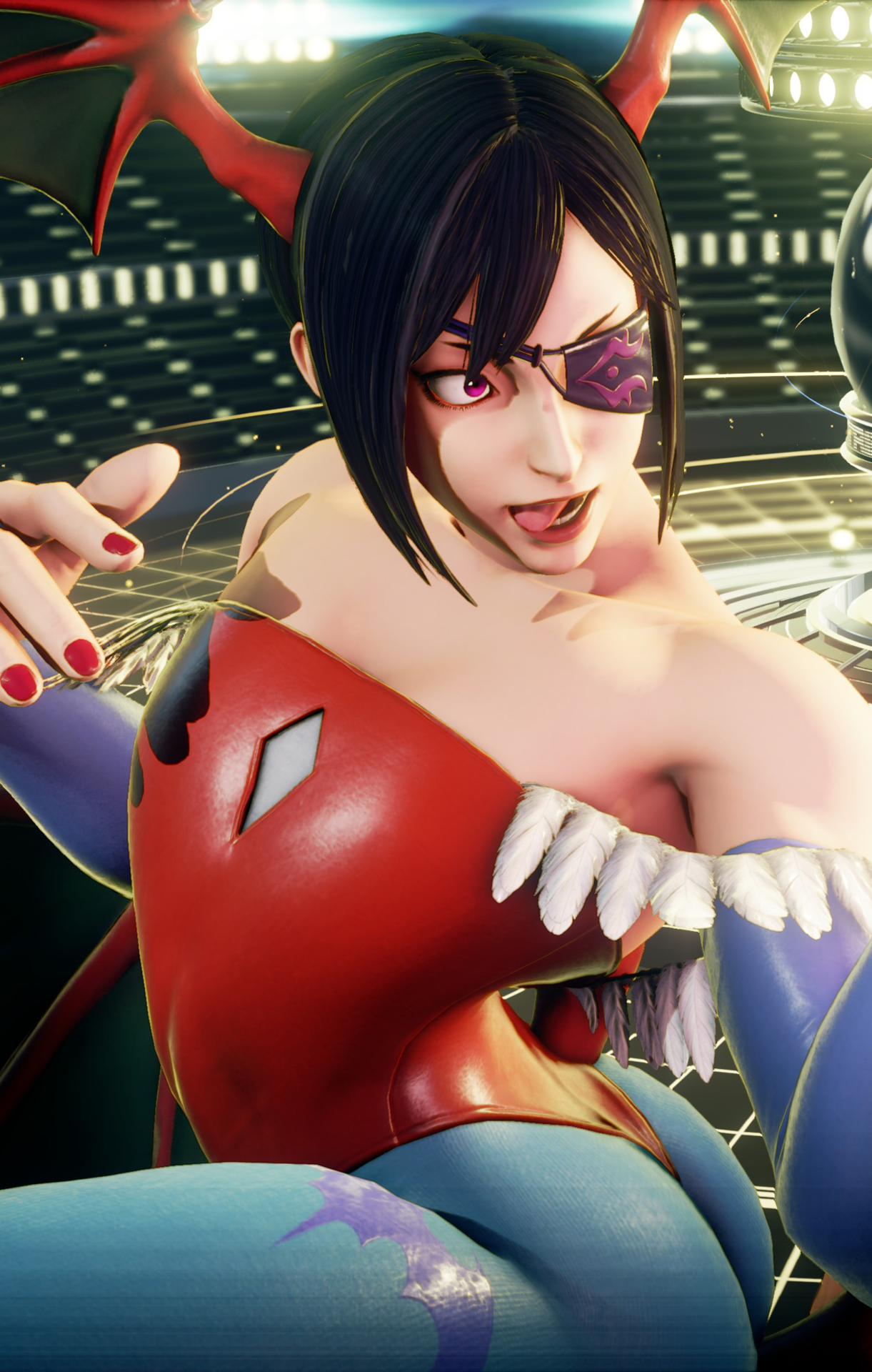 grimphantom2: gameswithgreatbutts:  Character: Juri Han (Lilith) Game: Street Fighter