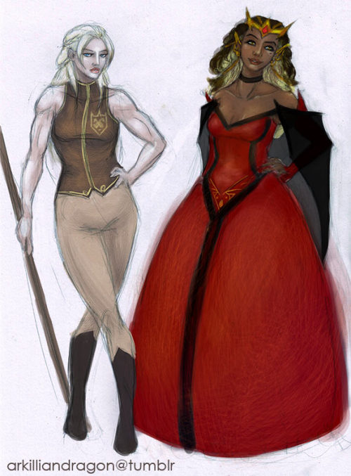 arkilliandragon: Attempting to come up with concept looks for Athena and Pandora. Hasn’t been 