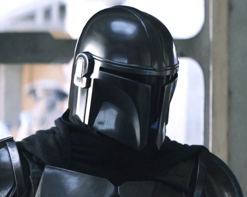Because He Is Backlit In This Shot In Chapter 12: The Siege, You Can See A Bit Of Dins Face Through His