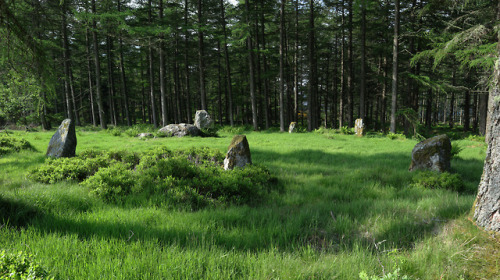 ‘Nine Stanes’ Stone Circle, nr Banchory, Scotland, 30.5.18.There is something really magical about t