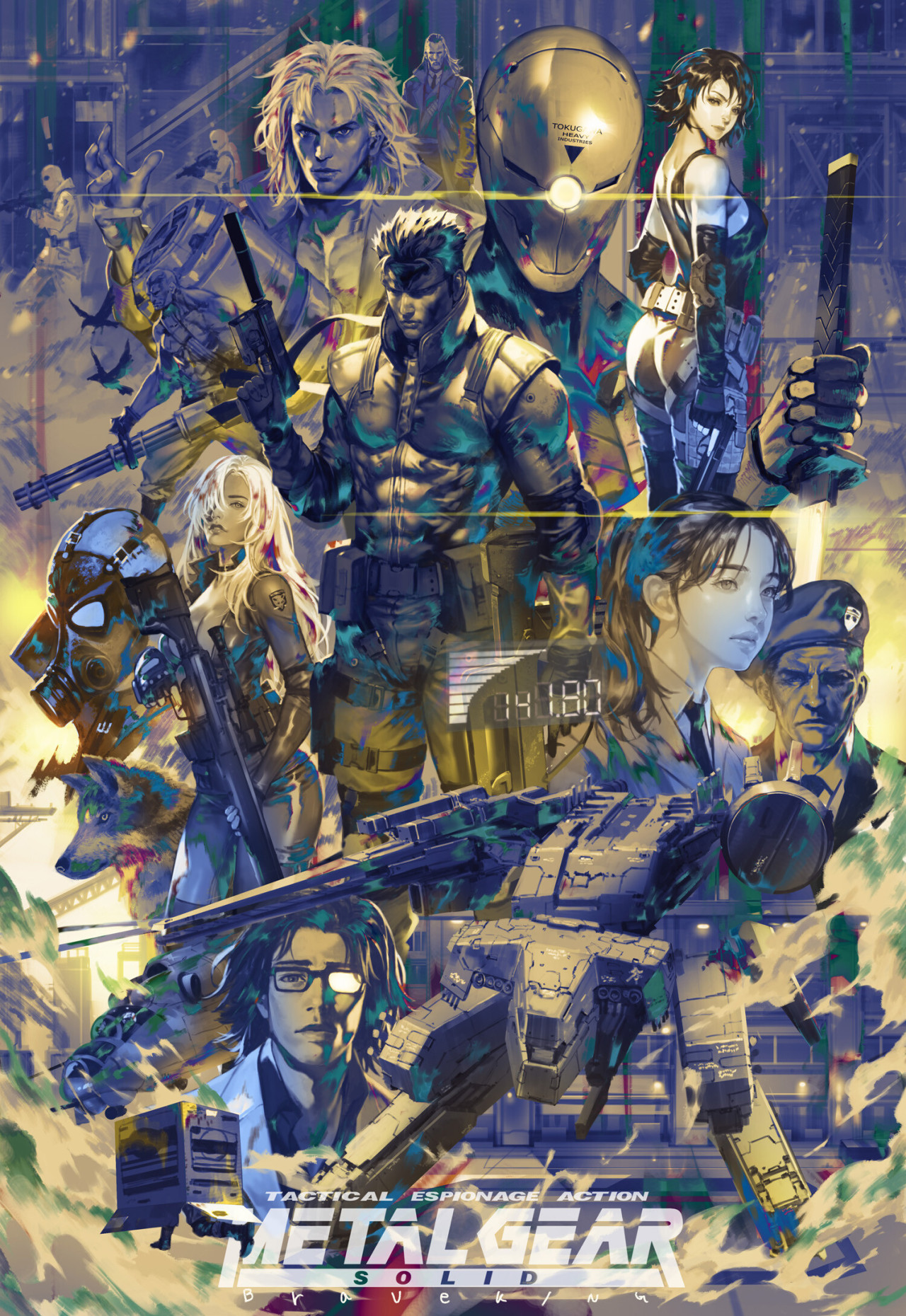 Pixalry — Metal Gear Solid Poster - Created by Ham...