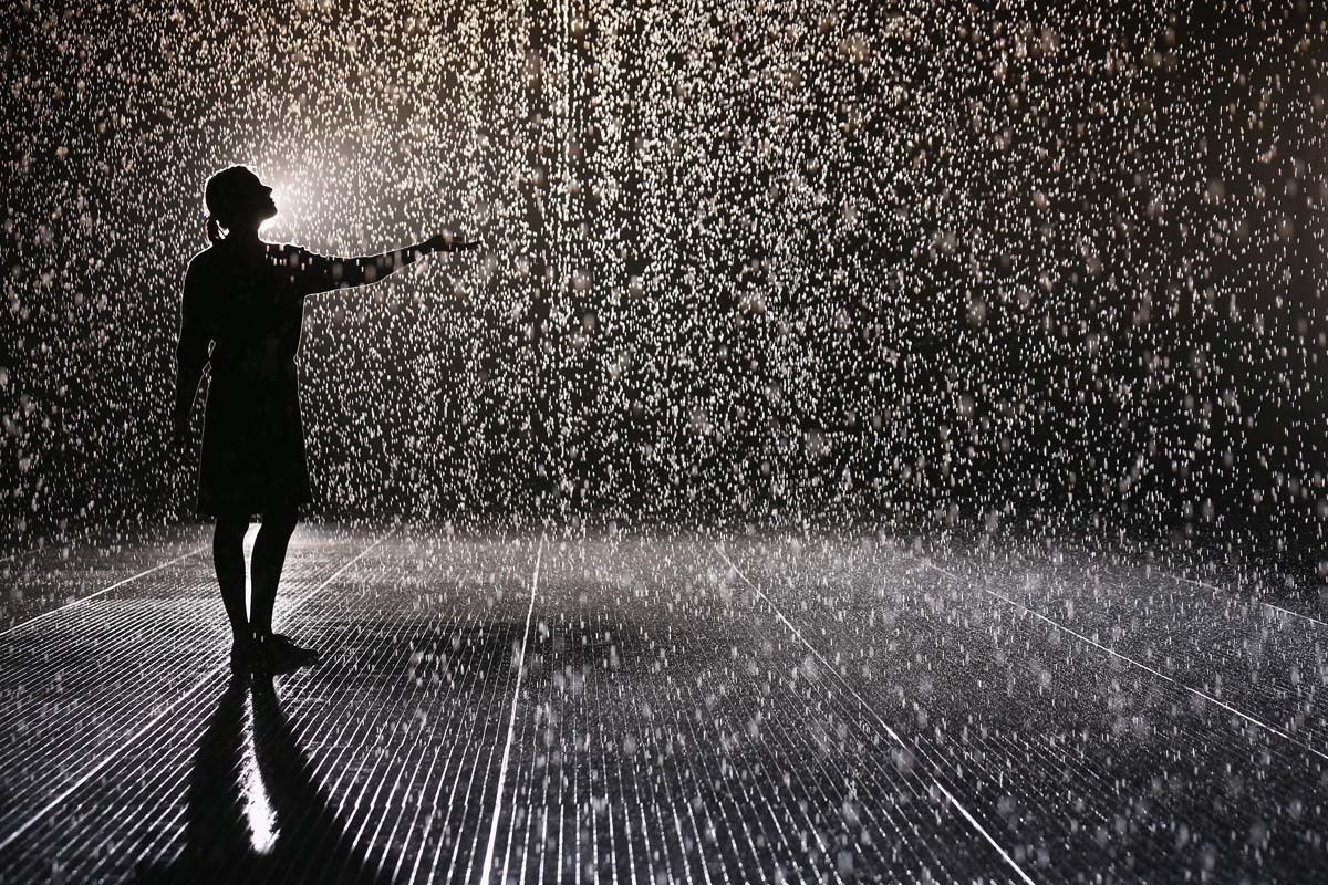 creativemornings:  This week marks the last week to check out the Rain Room, an installation