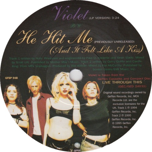 boyfunk: Violet vinyl w/ He Hit Me (And It Felt Like A Kiss)