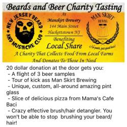 On Saturday night there&rsquo;s a really great cause to give back during the holidays and&hellip; beards 😍👨🏻👨🏼 #beards #holidays #givingback #beardedmen #charity #newjersey