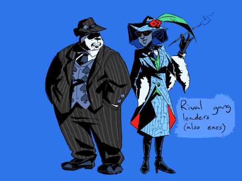 Lancer's Family But As Old Timey Mobsters