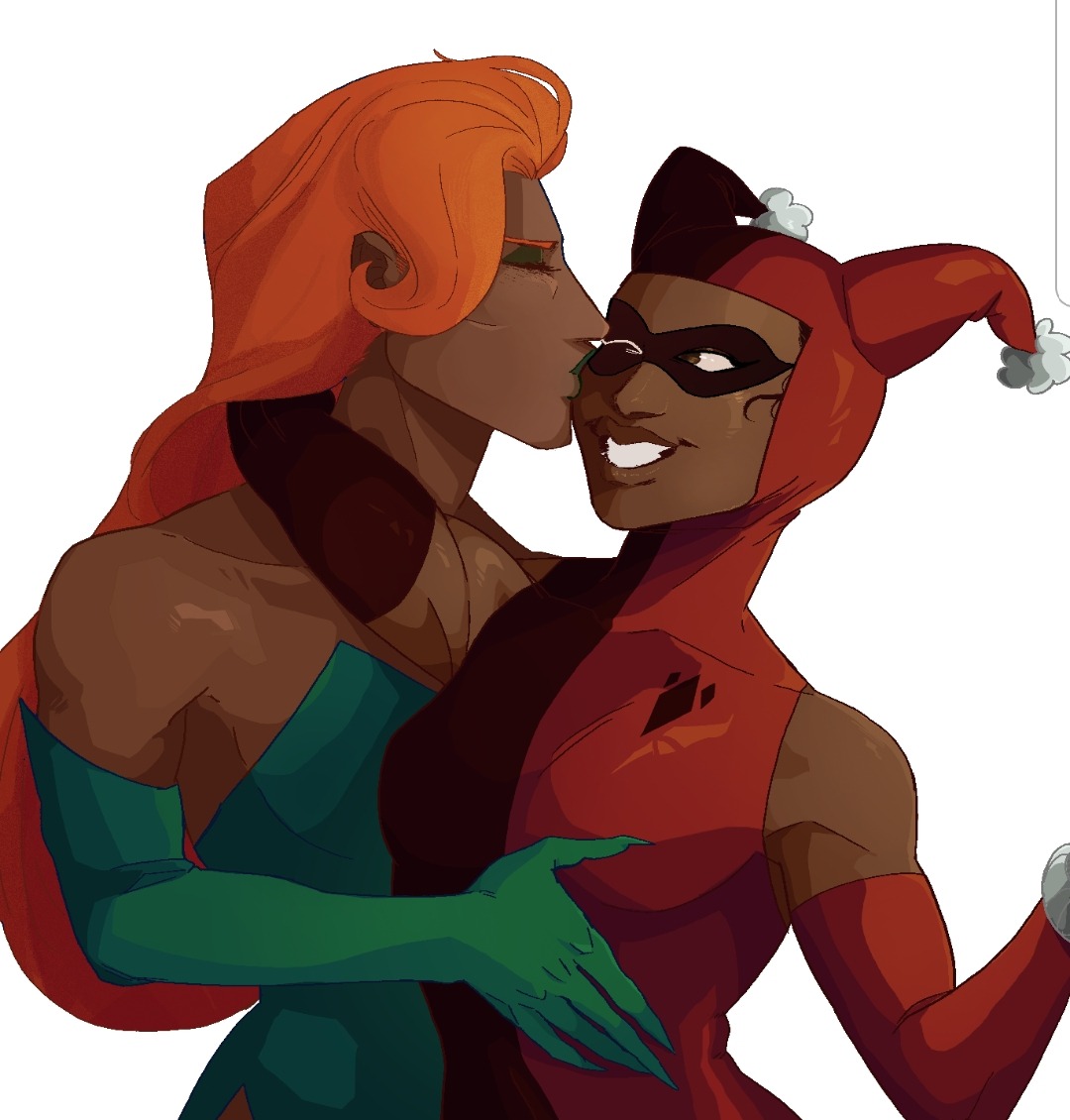 aaunyea: I got a Harley/Ivy commission done by @shortsista! I will always love these