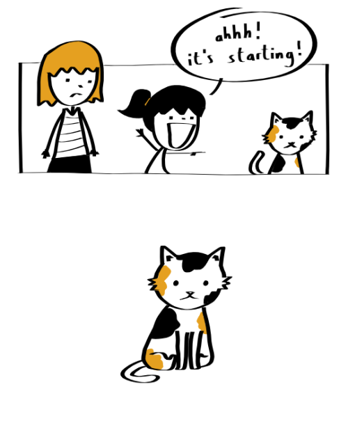 smilingribs: How Calicos Give Birth. Based on a dream my girlfriend had. follow me on twitter! / ins