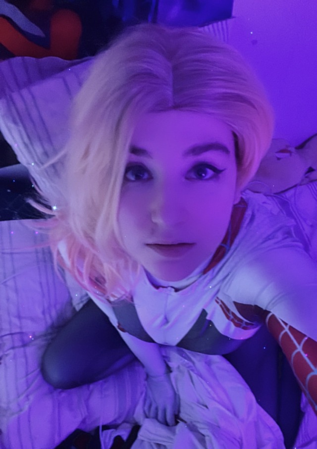 i haven’t cosplayed in forever but how much i relate to gwen called to me (plus some of my room if you were curious)
