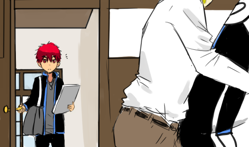 bicyclewall:  decided to make an attempt at a crossover, and since i think of love lab a lot this happened. 