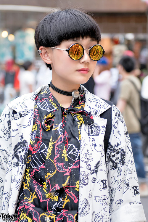 15-year-old Moeka on the street in Harajuku... | Tokyo Fashion