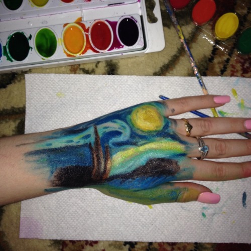 A very small starry night adult photos