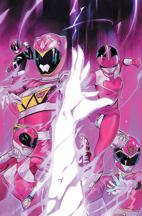 theartofthecover:  Power Rangers Universe #1 - #6 [Textless] (2021 - 2022)[Dafna Pleban (@dafnap​), editor of BOOM! Studios, note on the regular covers:“The only note we ever gave Dan Mora on these was “draw your favorite rangers”, and Dan, per