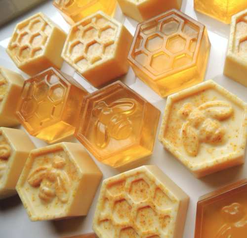 Set of 4 Honey Soaps