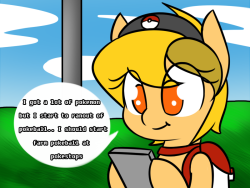 ask-gamer-pony:guard: please don’t let her running around to a random places again… please. Awww~! &gt;w&lt;