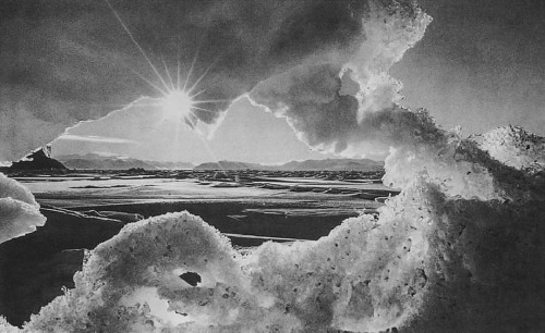 equatorjournal: Emil Schulthess, Midnight, Frozen Ross Sea, 1958. “Swiss photographer Emil Schulthes