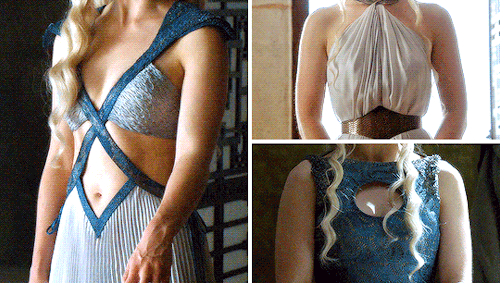 targaryensource:Daenerys’ outfits throughout the seasons (Requested by Anonymous)