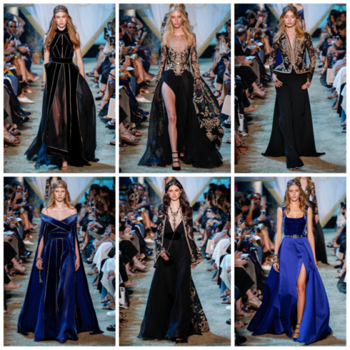 Elie Saab A/W 2017-18 Haute Couture. The entire collection, original images are from the Vogue Runwa