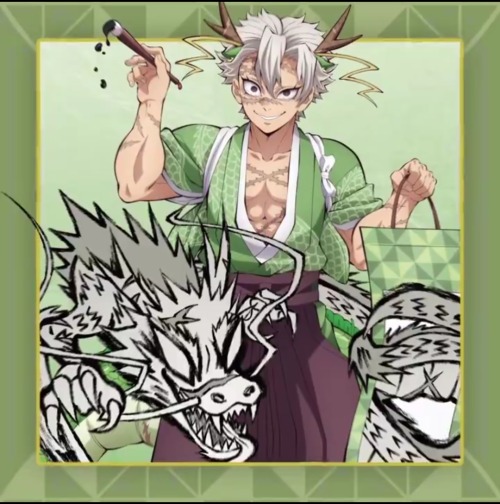 DEMON SLAYER: YEAR OF THE DRAGON ILLUSTRATIONS FINALLYYYY