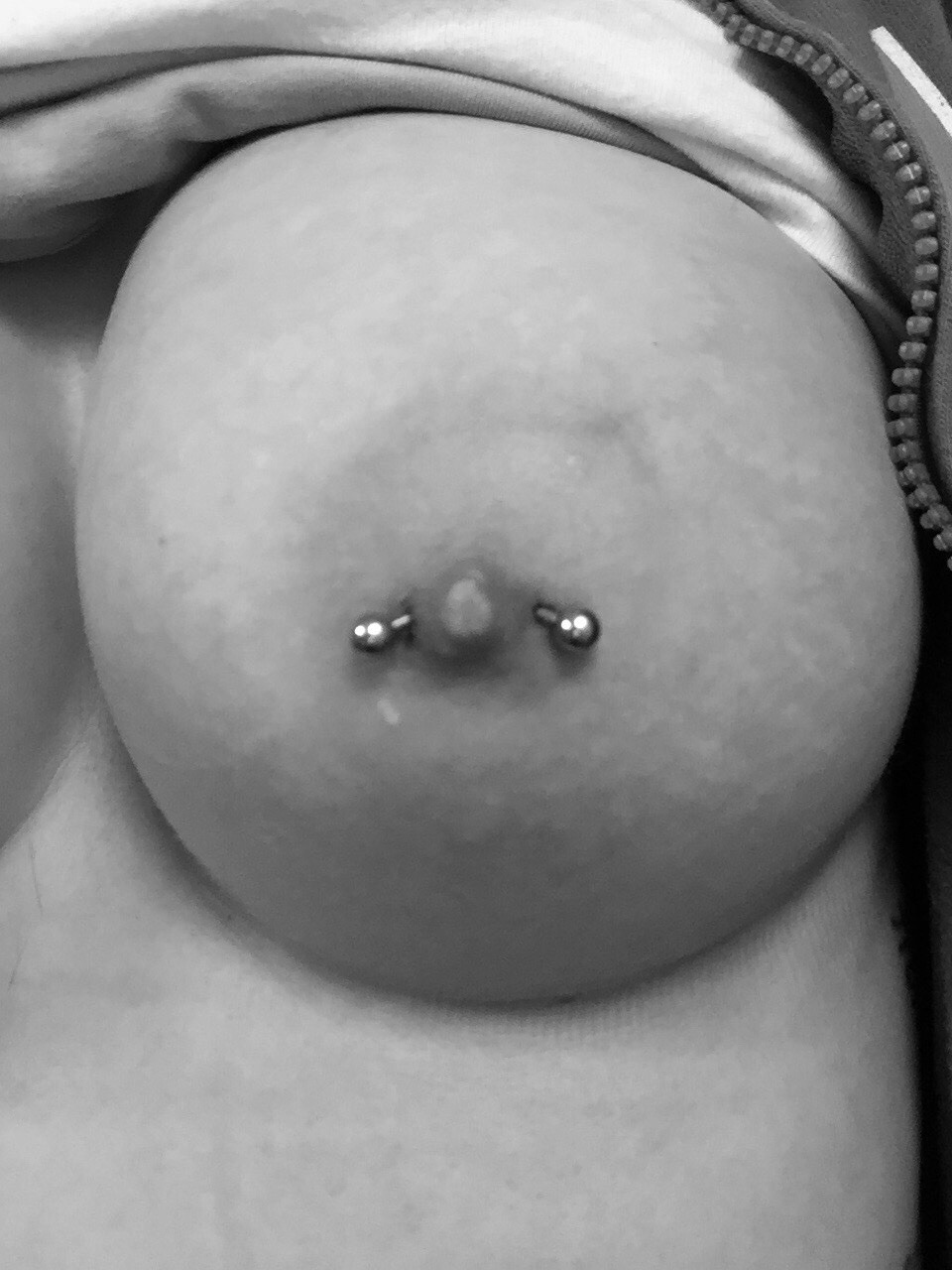blunttcuntt:  Nipple piercing.