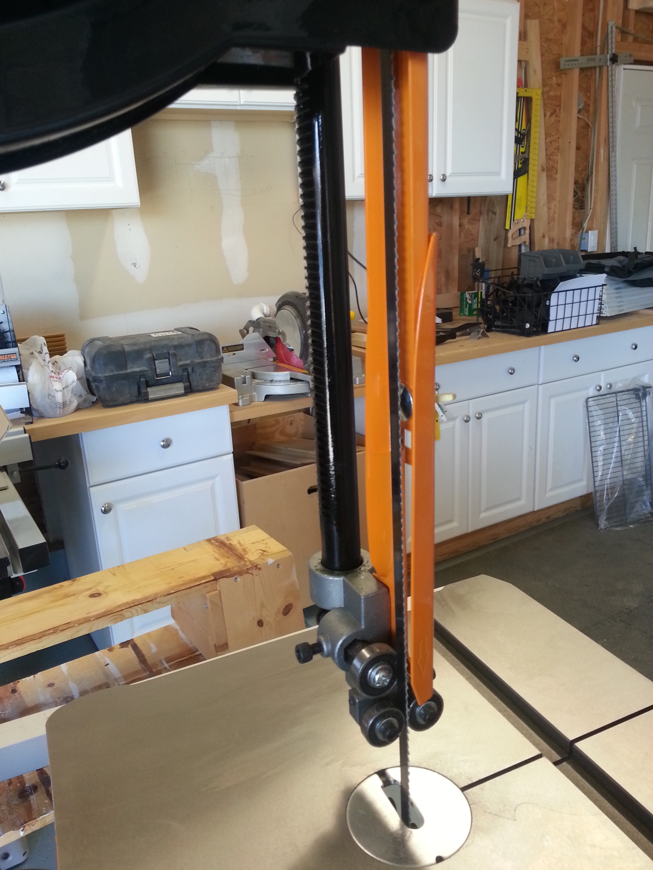 paulcanbuildthat • Grizzly Bandsaw with the Riser Block Installed As...