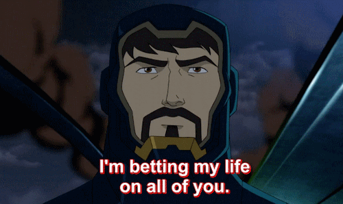 supersoldiers:“Not a team player, Tony?" #I see your stupid Civil War meme and I raise you ACTUAL Tony Stark.
