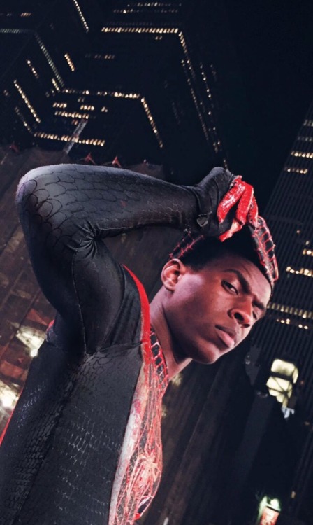 nikolasdraperivey:  x3rk:  nikolasdraperivey:  “Maybe the costume is in bad taste.” -Miles Morales   Cinematic Miles Morales-Ultimate Spider-Man 2 Photoset 2 (with better edits) This still isn’t half of the pictures taken. I hope you enjoy!  Based
