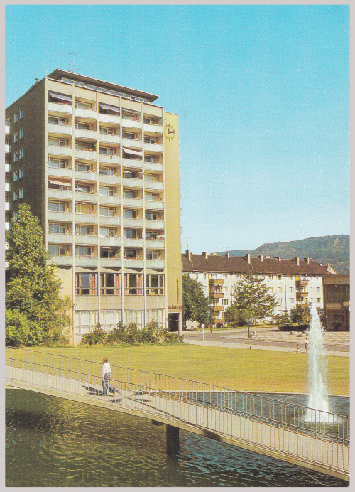 Ansichtskarte Jena Emil-Höllein-PlatzBILD UND HEIMAT REICHENBACH (VOGTL), 1985Foto: Meister, Jena