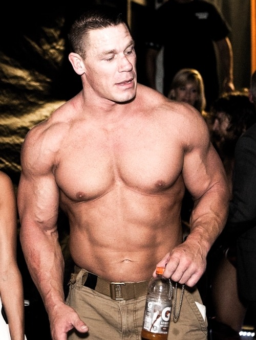 joshbryan32love:  renneta89:  Naked John Cena - Part One (special for extremeviki54 (rofl))  Mmmm… John Cena