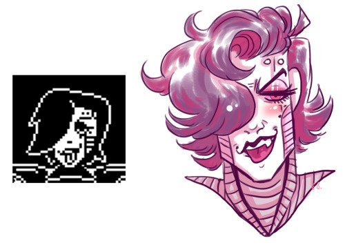 noxxigirl:buncha mtt face redraws ~