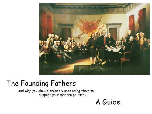 strawberry-fox:publius-esquire:Or Why AmRev Historians Hate Election SeasonPublius continues to be p