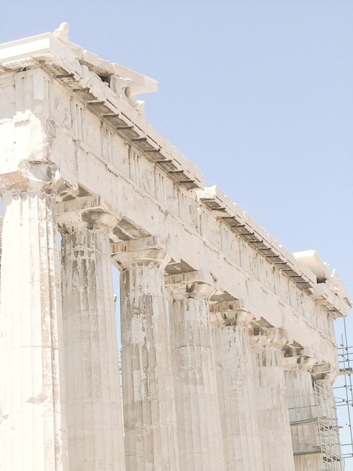 last-of-the-romans:The Parthenon, originally dedicated to the goddess Athena, 5th century BC 