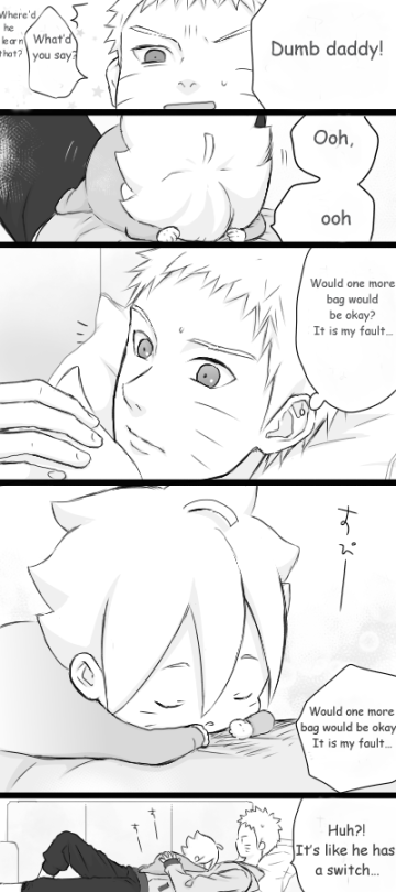 Naruto and baby Boruto doujin [TRANSLATED]