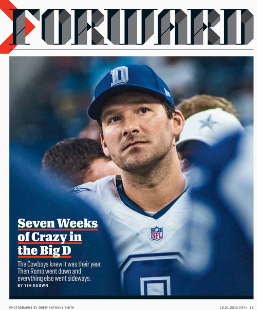 Tony Romo / Dallas Cowboys for ESPN Magazine