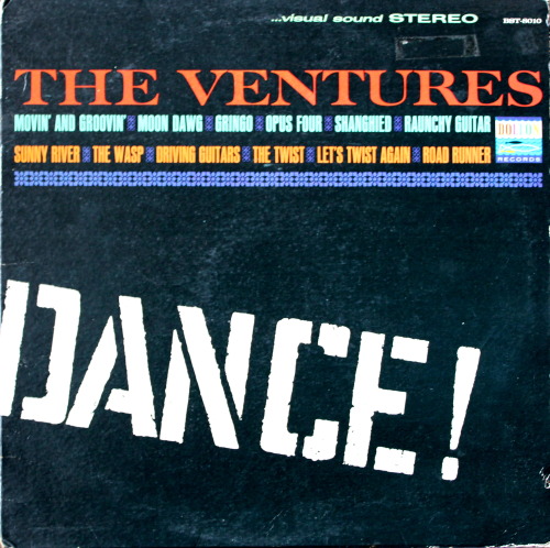 XXX LPs by The Ventures, from a second-hand record photo