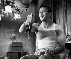 terrysmalloy:  Marlon Brando in ‘A Streetcar Named Desire’, 1951.  &ldquo;Now