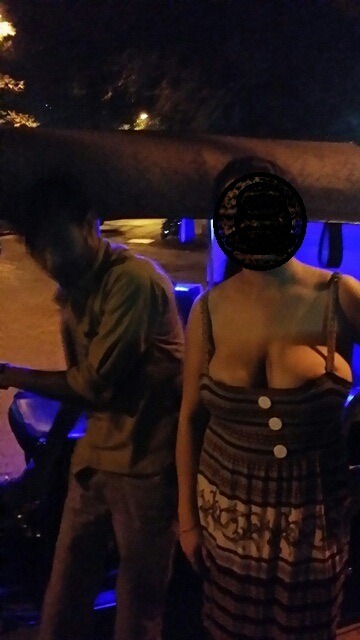 vickynikita:Showing such a big booba to autowala in midnight..he was feeling shy..reblog if u like s