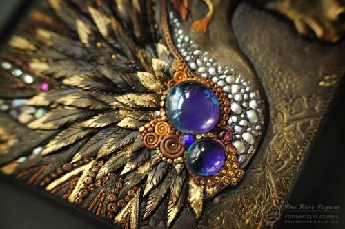 bulwark369:  lonewlf:  culturenlifestyle:Handcrafted Fairytale Clay Journals by Mandarin Duck Jewelry designer Aniko Kolesnikova, (previously featured here) best known as Mandarin Duck is recognized for her whimsical, sophisticated, ornate work featuring