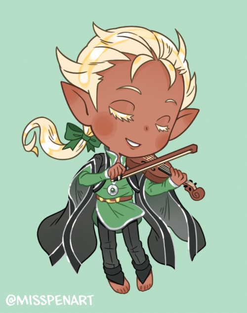 A tiny green elf for your timeline. &lt;3