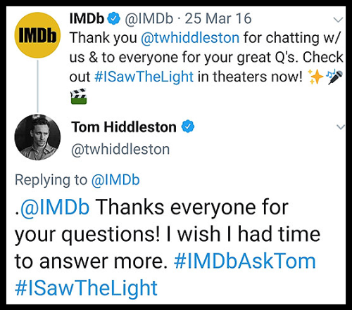 Throwback Tom Tweets: I Saw The Light ‘AskTom’ Q&amp;A, 25th March 2016