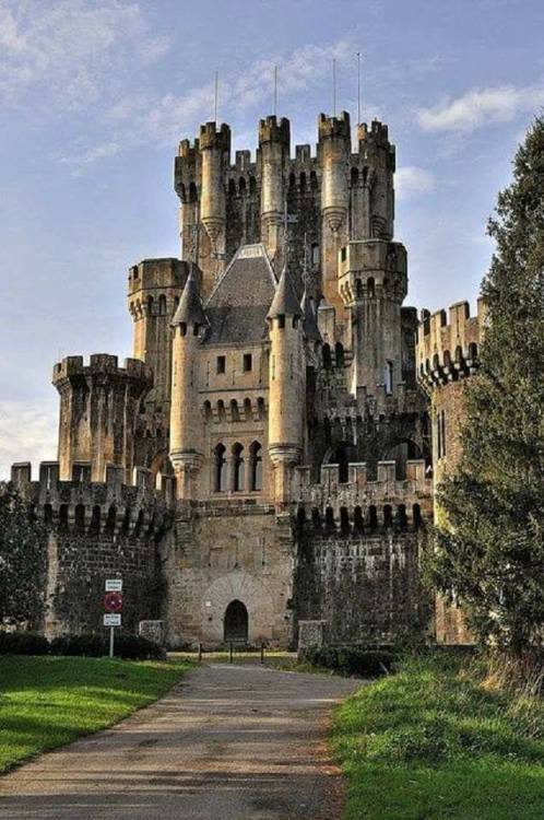 Castillo de Butròn in Gatika, Basque Country, Spain