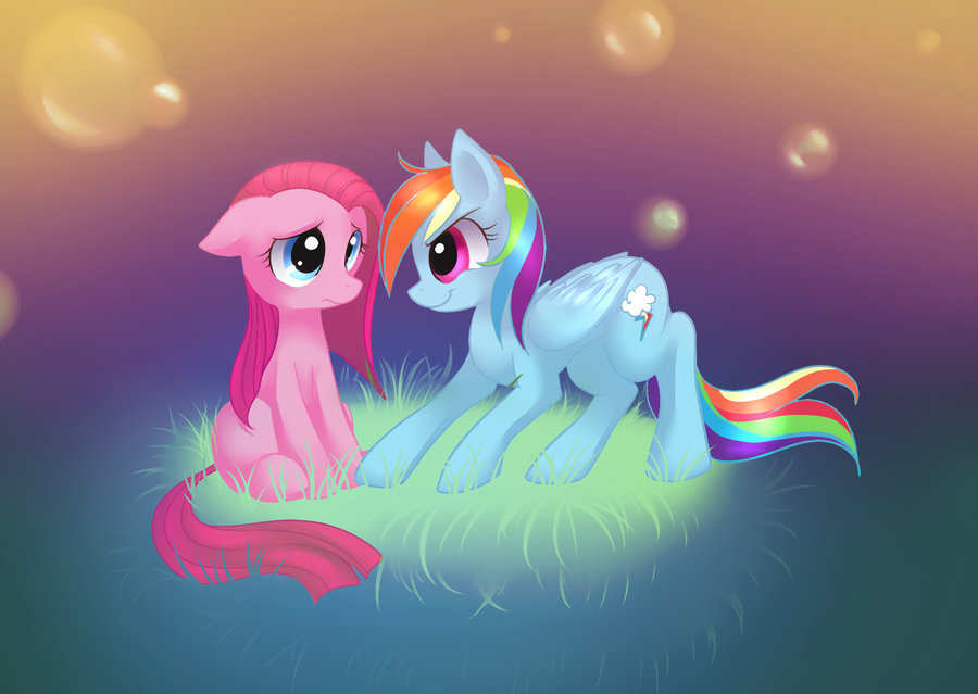 drawponies:  Don’t worry , be happy by Jack-a-Lynn  D'awww ;w; &lt;333